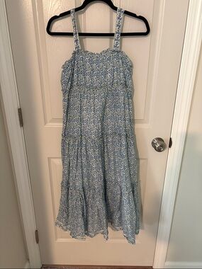 Max Studio Light Blue Floral Sundress